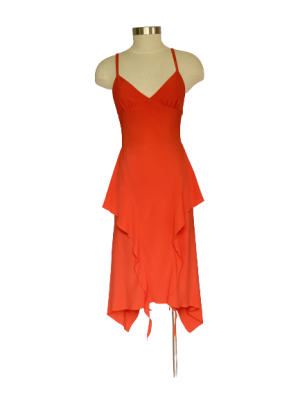 Emporio Armani Orange Silk Dress