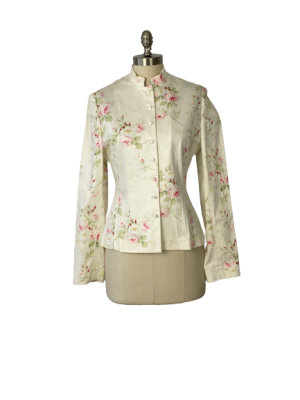 Ralph Lauren Cream Floral Jacket