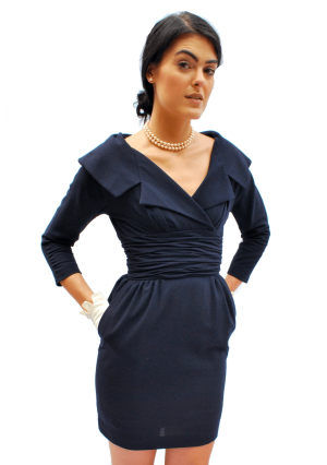 Vintage Navy Dress
