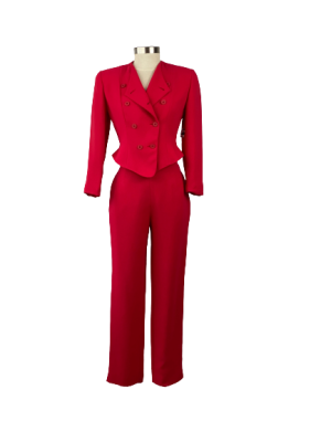 Red Pantsuit
