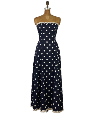 Polka Dot Fit & Flare Dress