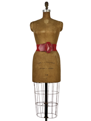 Imitation Snakeskin Belt
