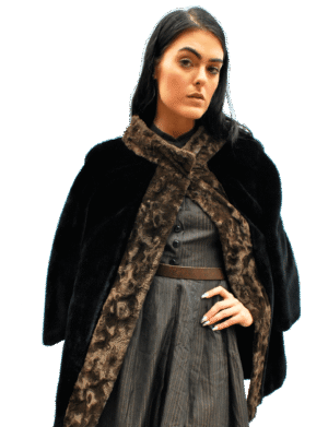Vintage Brown Fur Coat